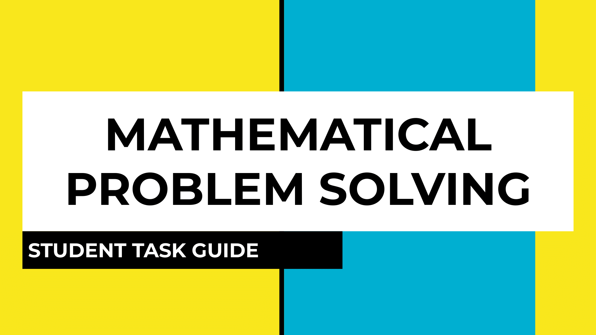 mathematical problem solving pdf